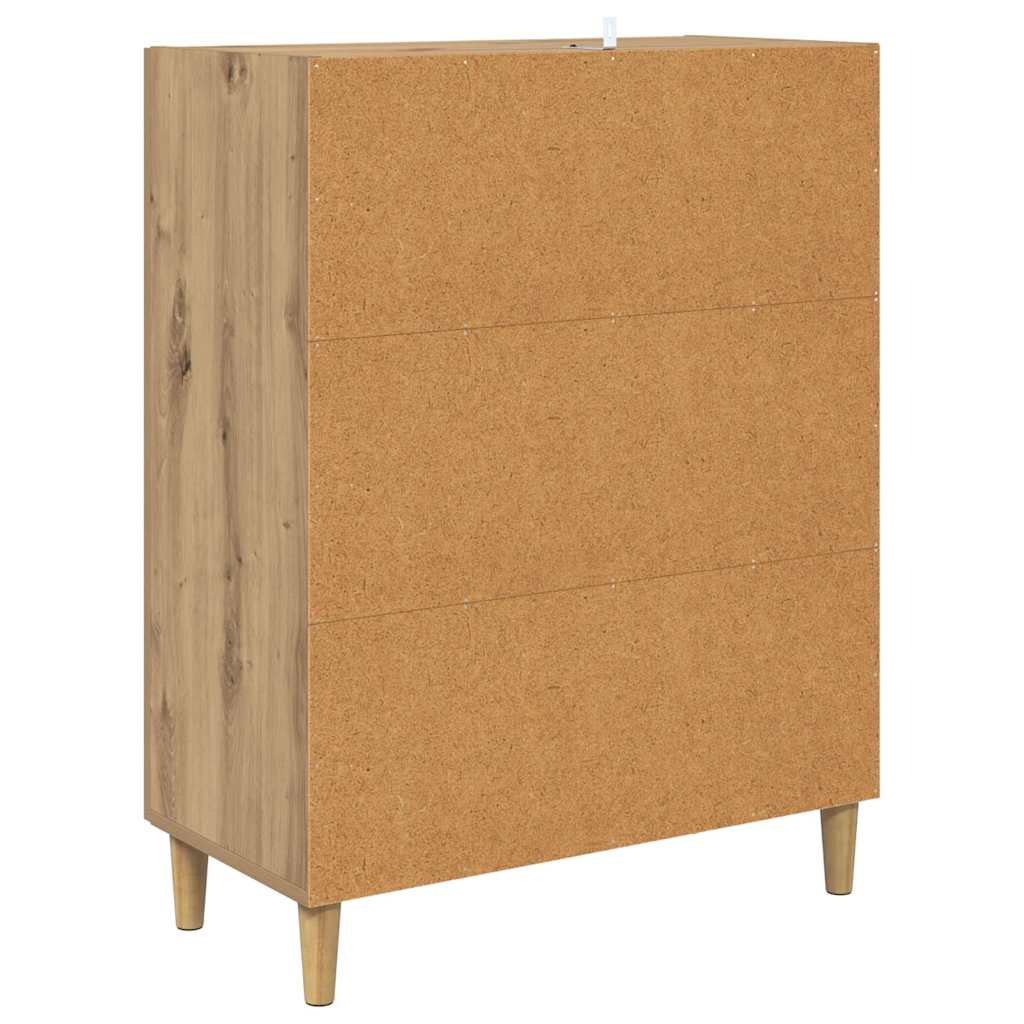 Servírovací Skříň Artisanový Dub 70 X 34 X 90 Cm