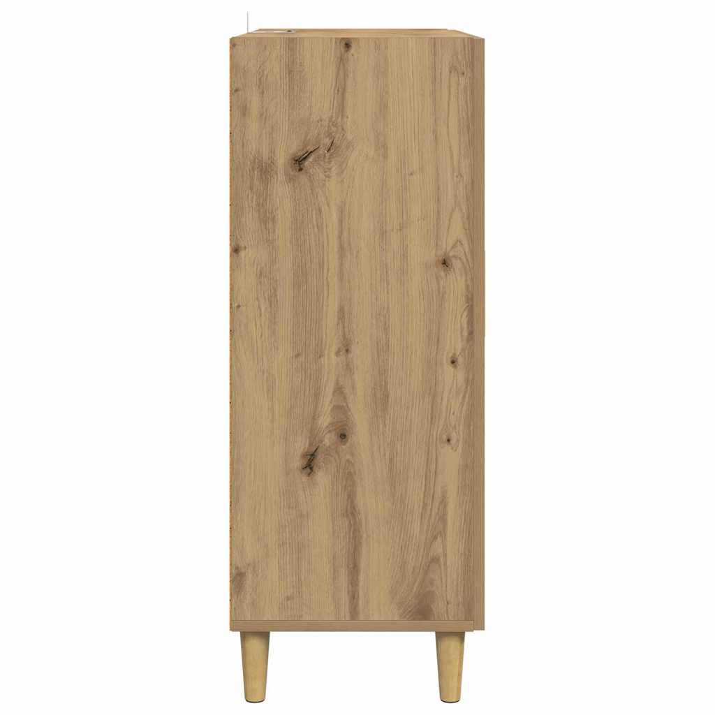 Servírovací Skříň Artisanový Dub 70 X 34 X 90 Cm
