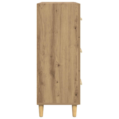 Servírovací Skříň Artisanový Dub 69,5 X 34 X 90 Cm