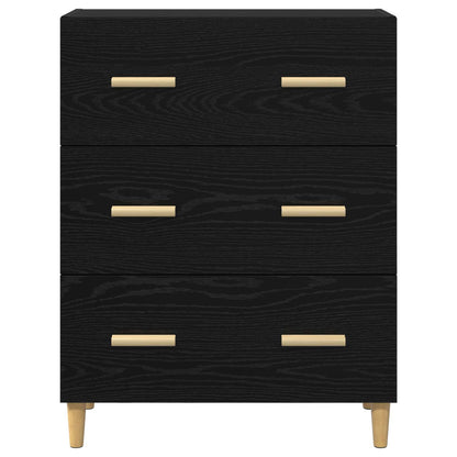 Servírovací Skříň Černý Dub 69,5 X 34 X 90 Cm Kompozitní Dřevo