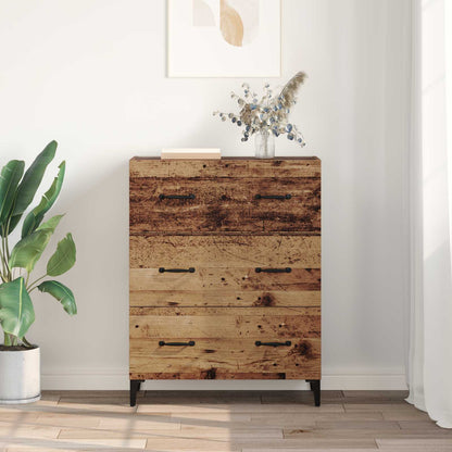 Servírovací Skříň Se Zásuvkou Staré Dřevo 69,5 X 34 X 90 Cm