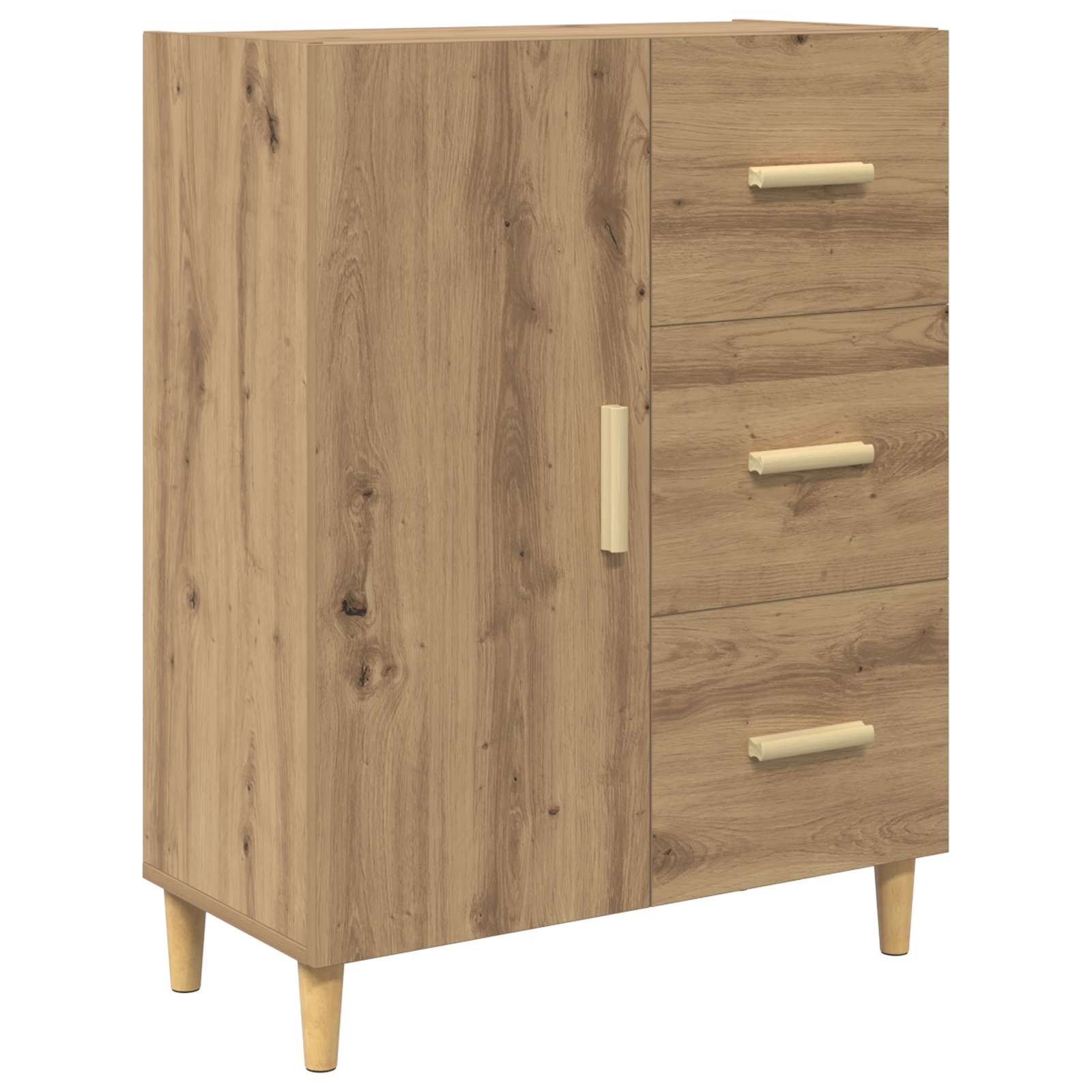 Servírovací Skříň Artisanový Dub 34 X 69.5 X 90 Cm