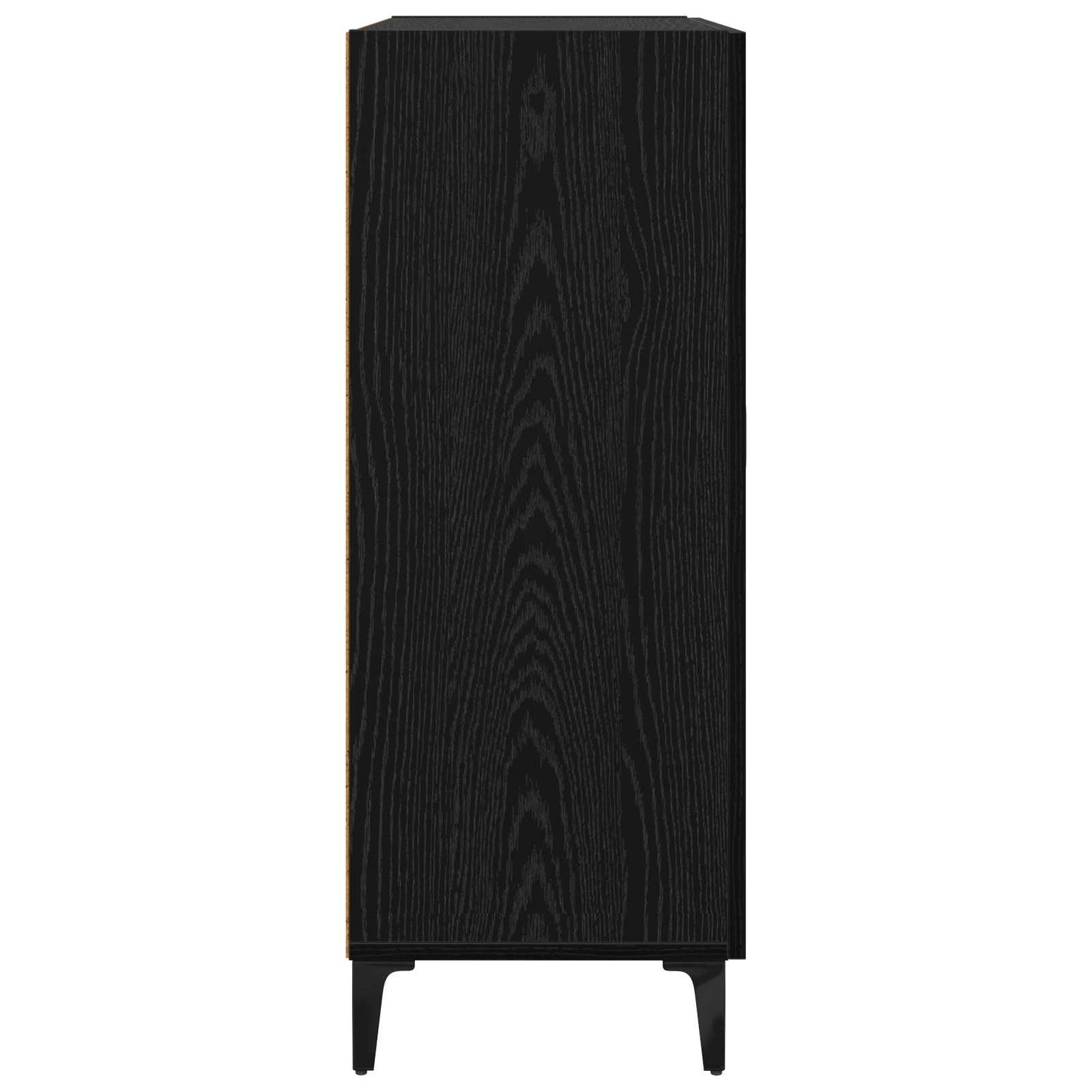 Servírovací Skříň Černý Dub 69,5 X 34 X 90 Cm Kompozitní Dřevo