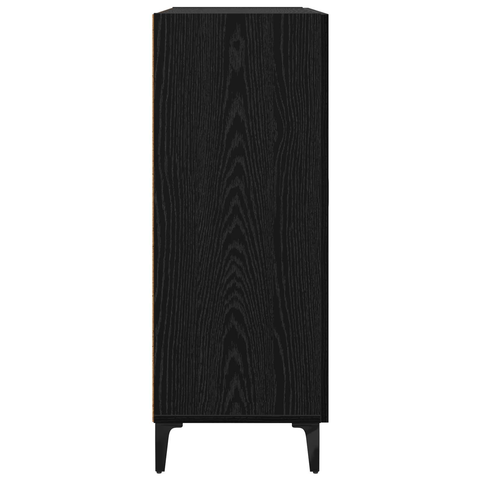 Servírovací Skříň Černý Dub 69,5 X 34 X 90 Cm Kompozitní Dřevo