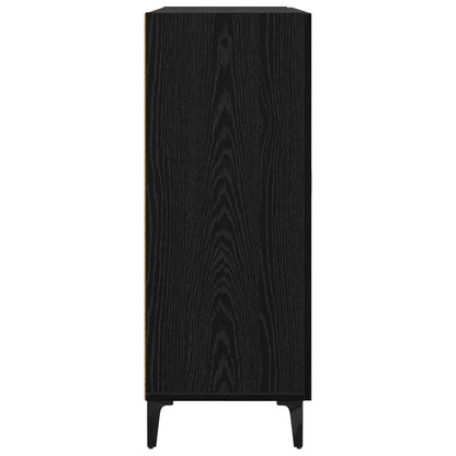 Servírovací Skříň Černý Dub 69,5 X 34 X 90 Cm Kompozitní Dřevo
