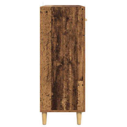 Servírovací Skříň Staré Dřevo 34 X 69.5 X 89 Cm