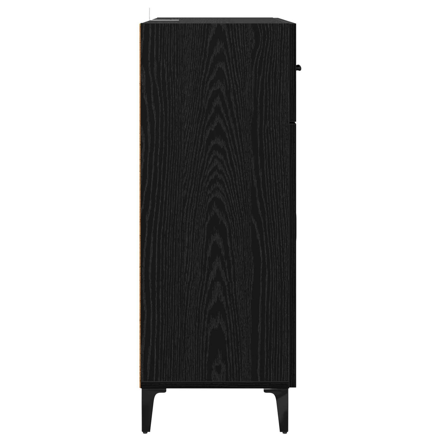 Servírovací Skříň Černý Dub 69,5 X 34 X 90 Cm Kompozitní Dřevo
