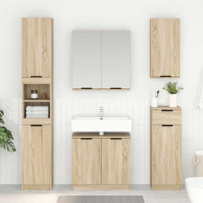 Koupelnová Skříň Sonoma Dub 64,5 X 33,5 X 59 Cm