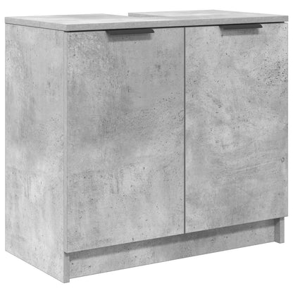 Koupelnová Skříň Betonově Šedá 64,5 X 33,5 X 59 Cm