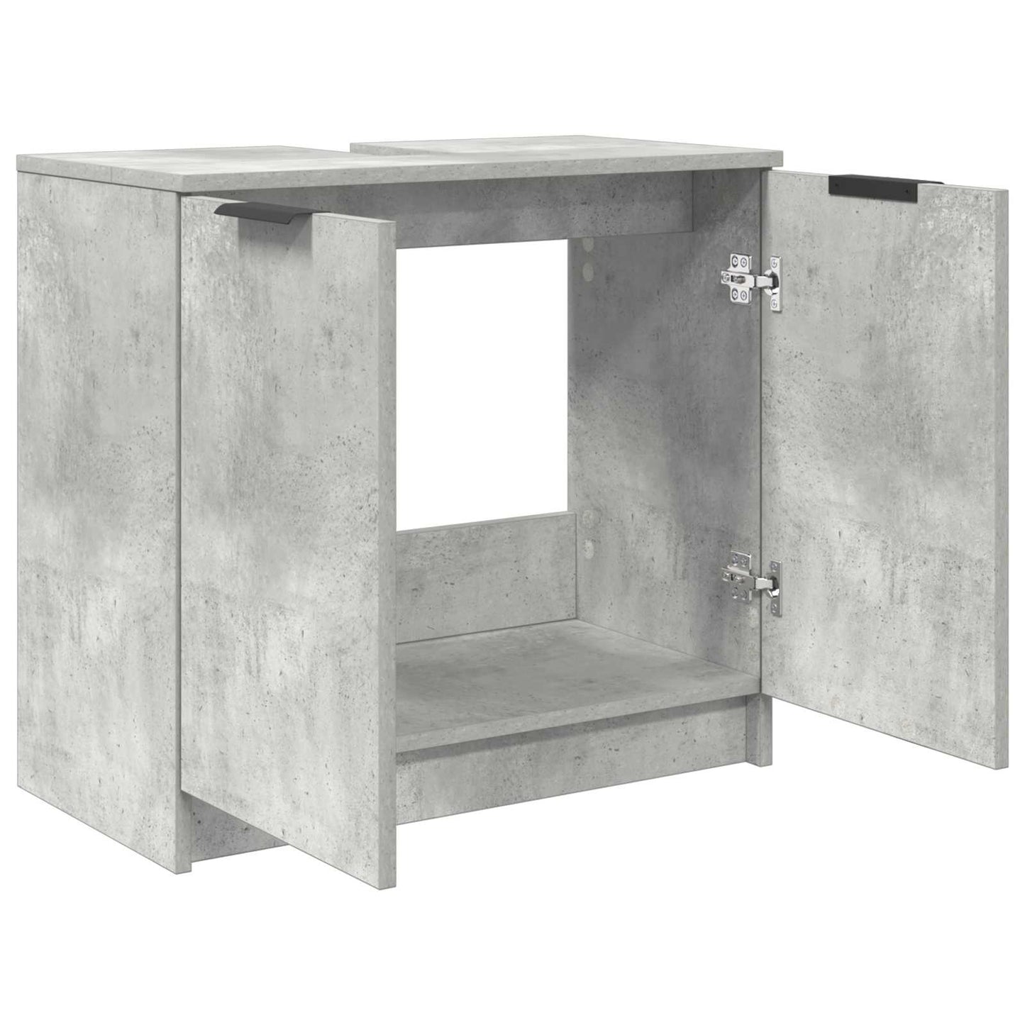 Koupelnová Skříň Betonově Šedá 64,5 X 33,5 X 59 Cm
