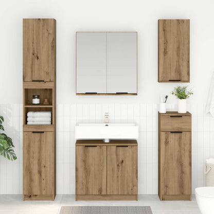 Koupelnová Skříň Artisanový Dub 64,5 X 33,5 X 59 Cm