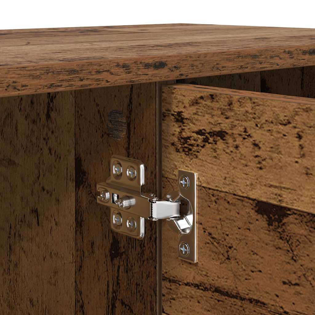 Televizní Skříň 102 X 35 X 36,5 Cm Staré Dřevo Kompozitní Dřevo