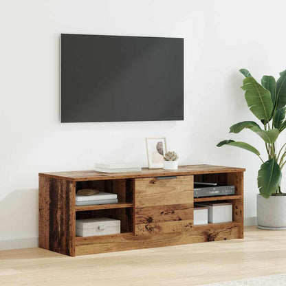 Televizní Skříň 102 X 35 X 36,5 Cm Staré Dřevo Kompozitní Dřevo