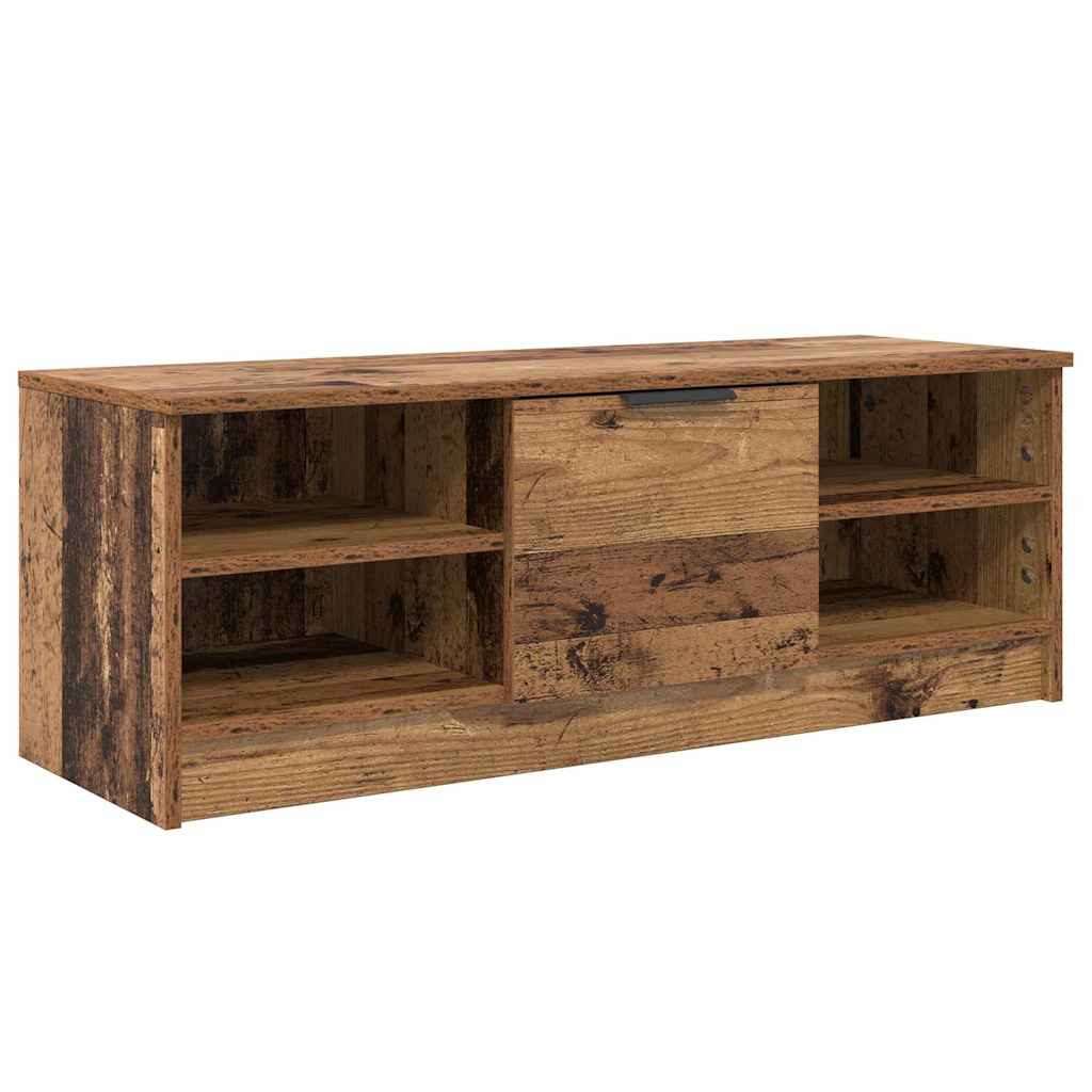 Televizní Skříň 102 X 35 X 36,5 Cm Staré Dřevo Kompozitní Dřevo