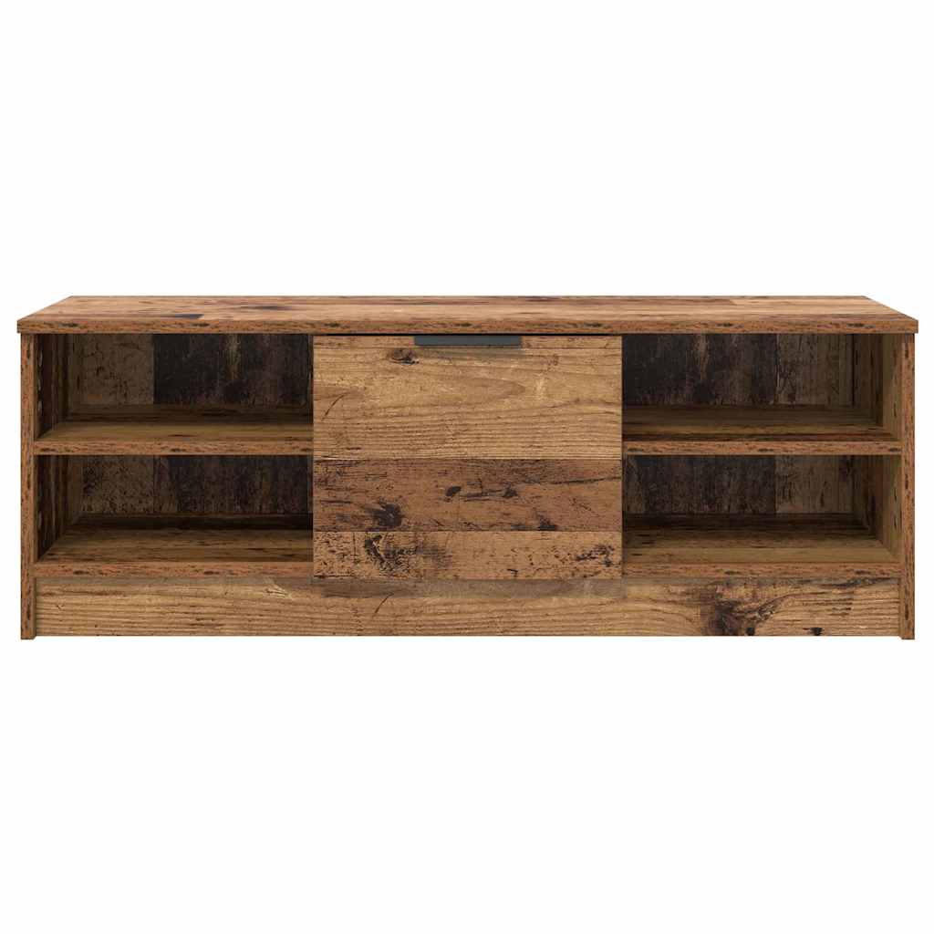 Televizní Skříň 102 X 35 X 36,5 Cm Staré Dřevo Kompozitní Dřevo