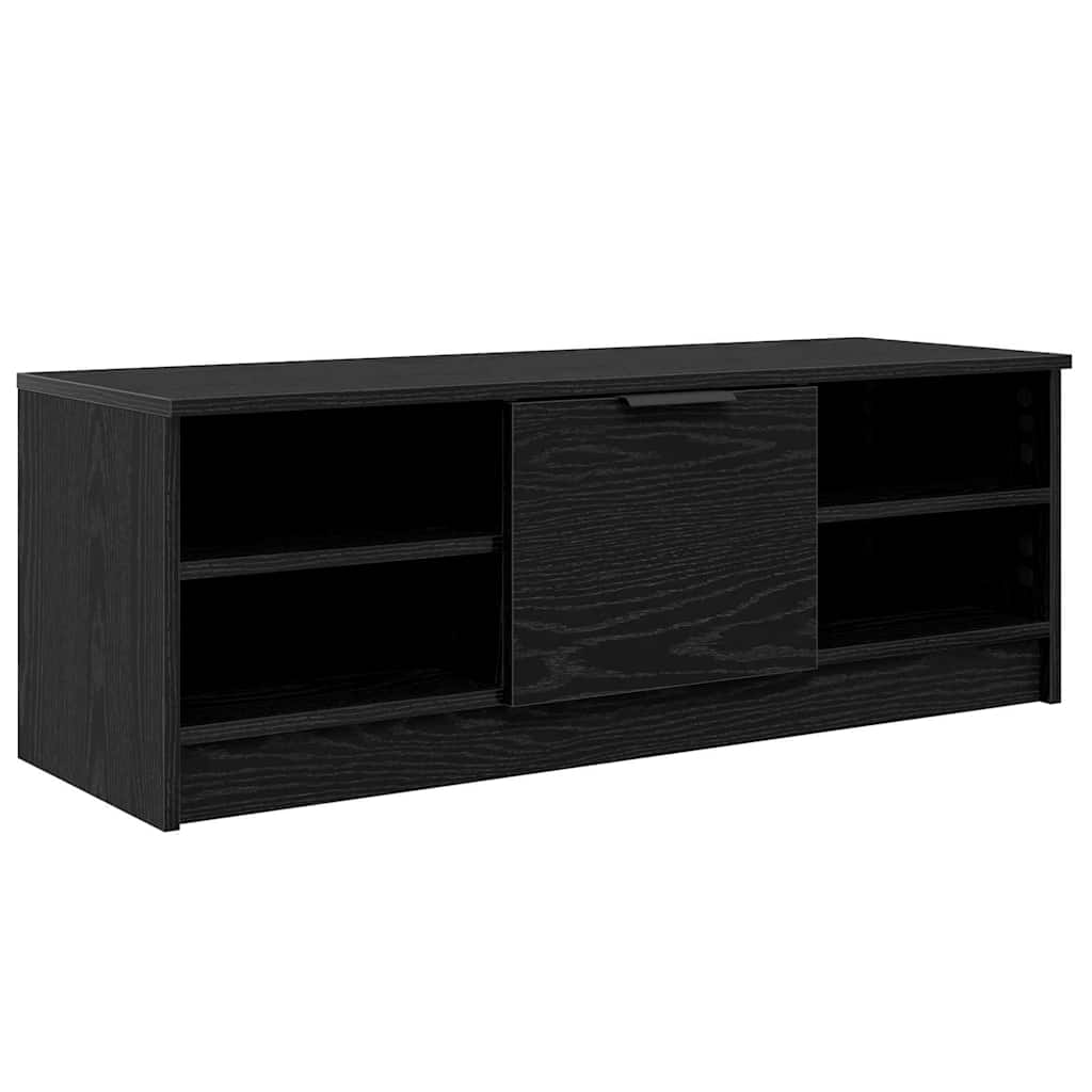 Televizní Skříň 102 X 35 X 36,5 Cm Černý Dub Kompozitní Dřevo
