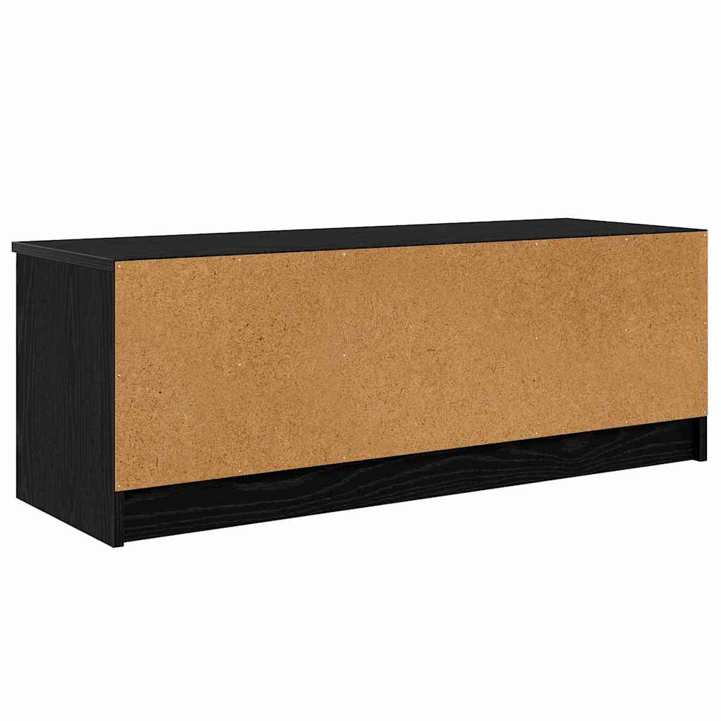 Televizní Skříň 102 X 35 X 36,5 Cm Černý Dub Kompozitní Dřevo