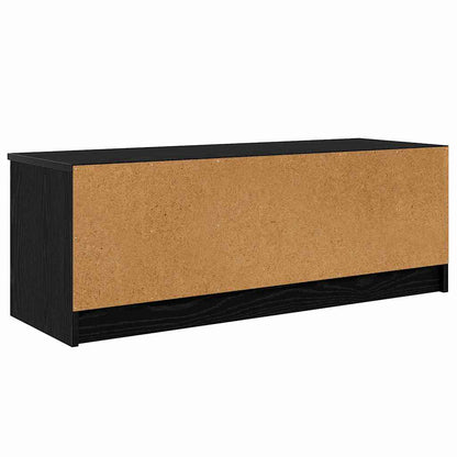 Televizní Skříň 102 X 35 X 36,5 Cm Černý Dub Kompozitní Dřevo
