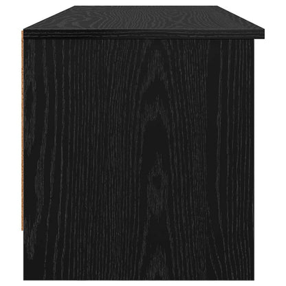 Televizní Skříň 102 X 35 X 36,5 Cm Černý Dub Kompozitní Dřevo