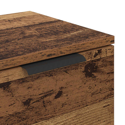 Servírovací Skříň Staré Dřevo 60 X 30 X 70 Cm Kompozitní Dřevo