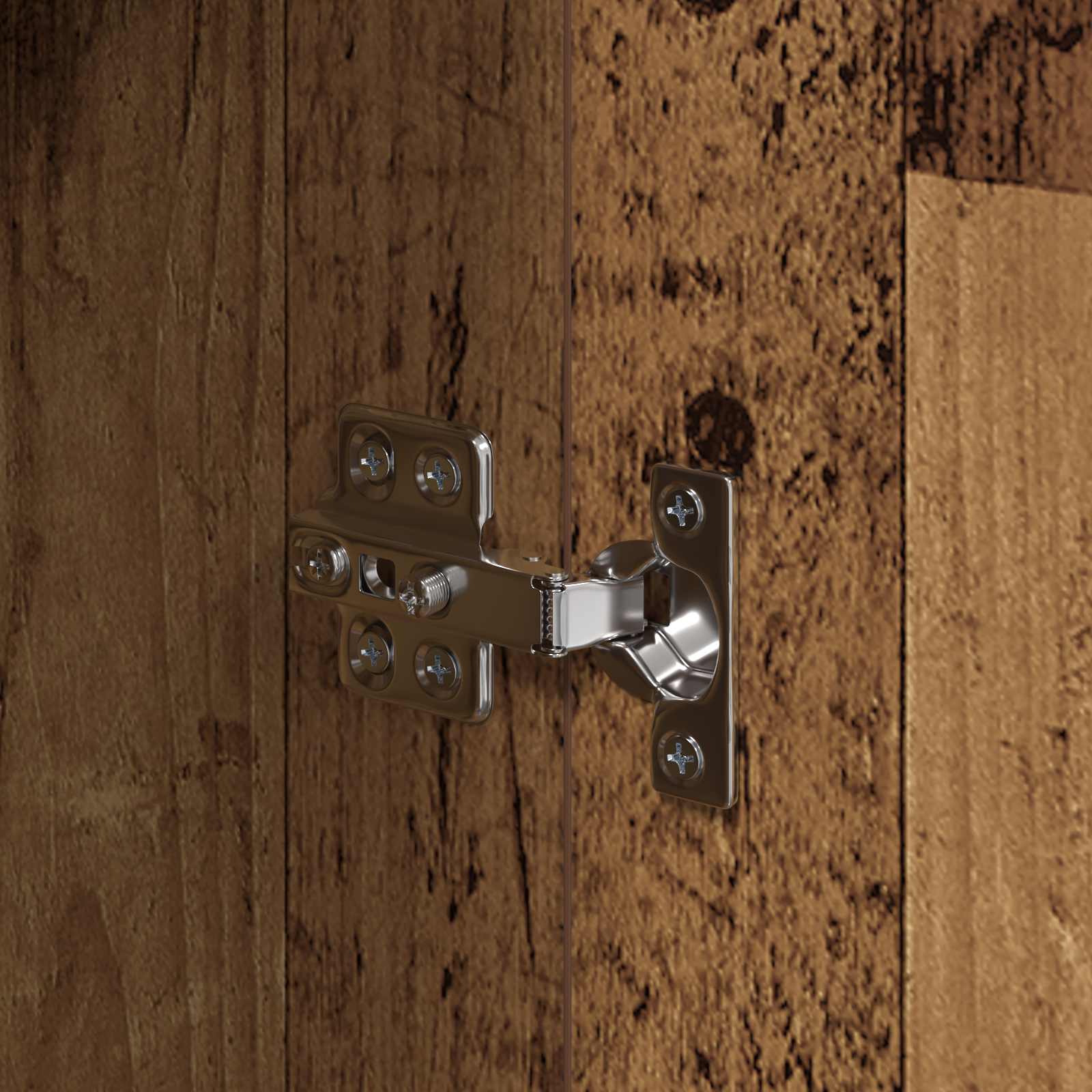 Servírovací Skříň Staré Dřevo 60 X 30 X 70 Cm Kompozitní Dřevo