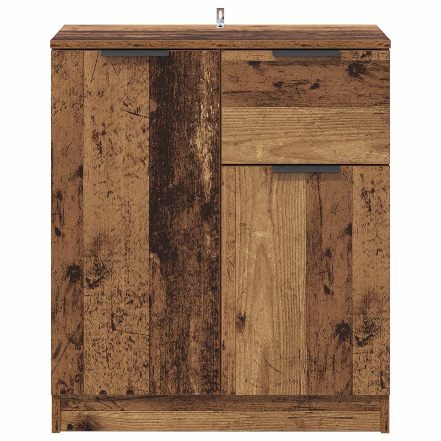 Servírovací Skříň Staré Dřevo 60 X 30 X 70 Cm Kompozitní Dřevo