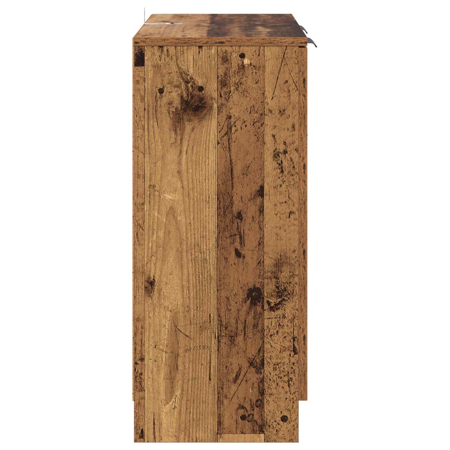 Servírovací Skříň Staré Dřevo 60 X 30 X 70 Cm Kompozitní Dřevo