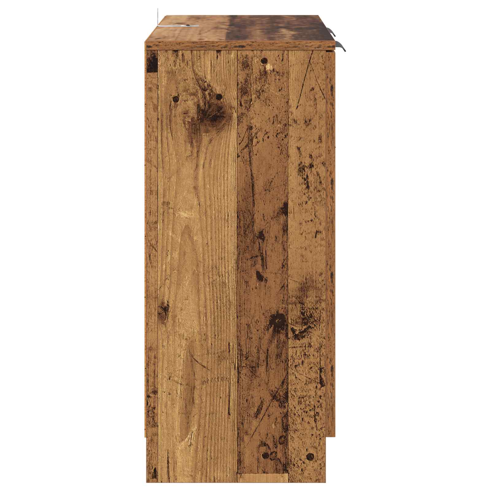 Servírovací Skříň Staré Dřevo 60 X 30 X 70 Cm Kompozitní Dřevo