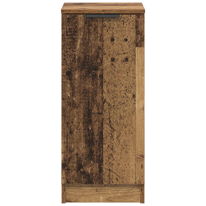Servírovací Skříň Staré Dřevo 30 X 30 X 70 Cm Kompozitní Dřevo