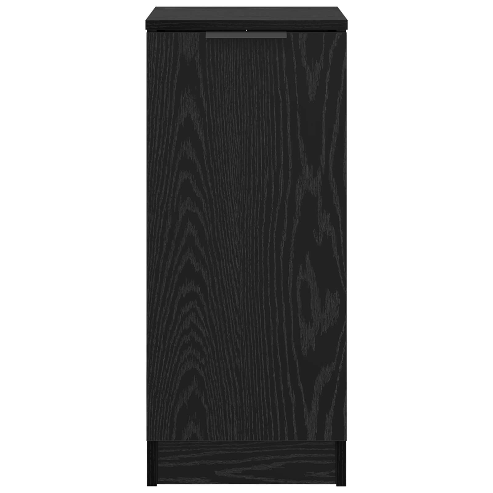 Servírovací Skříň Černý Dub 30 X 30 X 70 Cm Kompozitní Dřevo