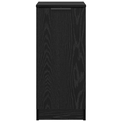 Servírovací Skříň Černý Dub 30 X 30 X 70 Cm Kompozitní Dřevo