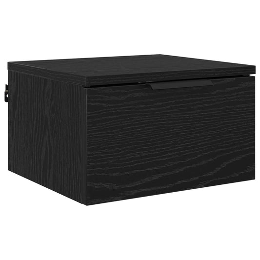 Noční Skříňka Černý Dub 34 X 30 X 20 Cm Kompozitní Dřevo