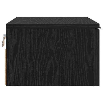 Noční Skříňka 2 Ks Černý Dub 34 X 30 X 20 Cm Kompozitní Dřevo