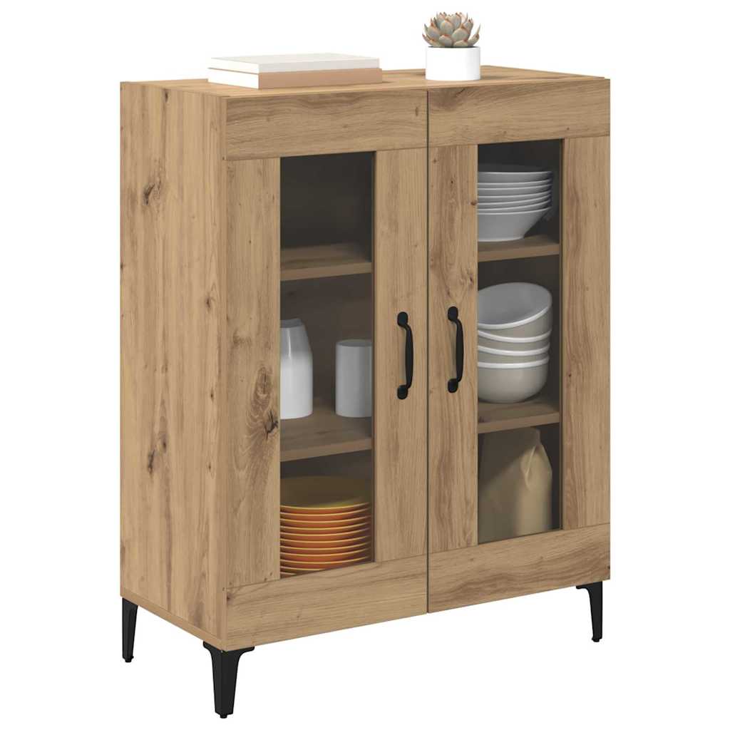 Servírovací Skříň Artisanový Dub 69,5 X 34 X 90 Cm