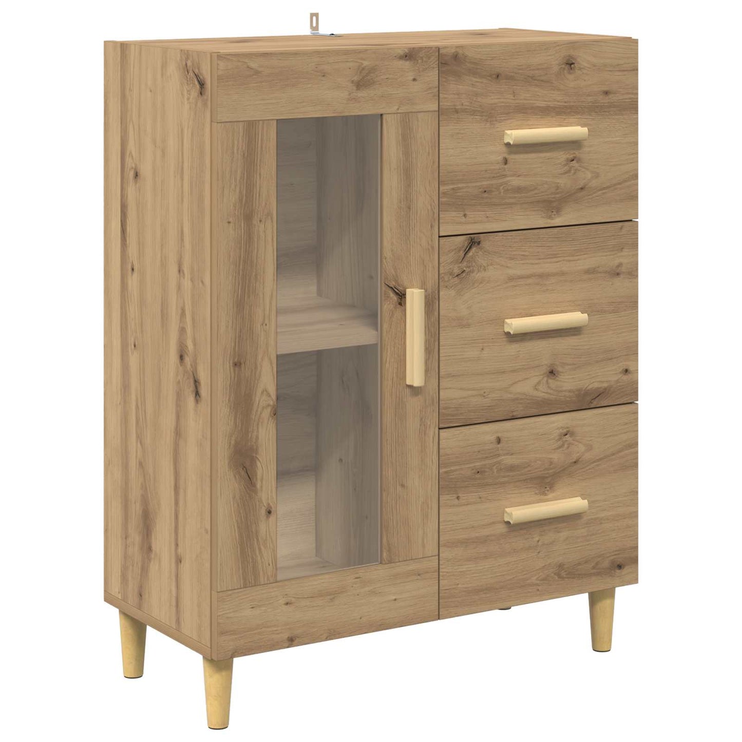 Servírovací Skříň Artisanový Dub 69,5 X 34 X 90 Cm