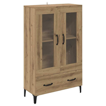 Vysoký Bufet Artisanový Dub 70 X 31 X 115 Cm