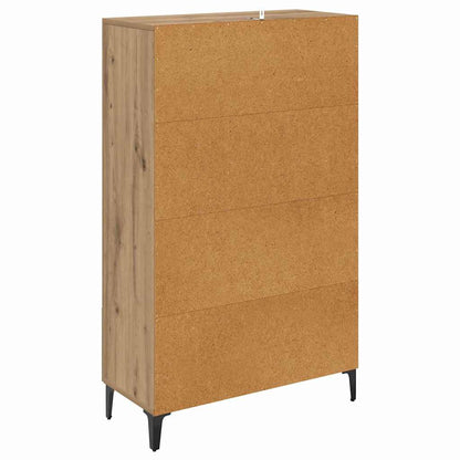 Vysoký Bufet Artisanový Dub 70 X 31 X 115 Cm