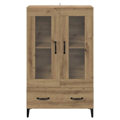 Vysoký Bufet Artisanový Dub 70 X 31 X 115 Cm