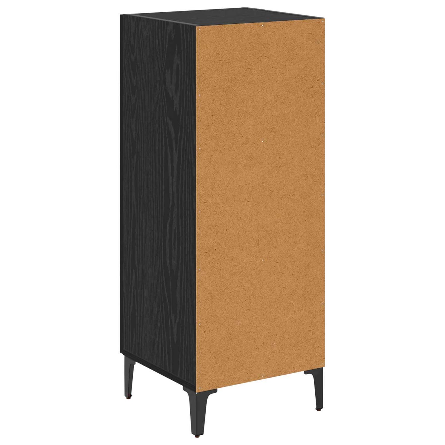 Servírovací Skříň Černý Dub 34,5 X 34 X 90 Cm Kompozitní Dřevo