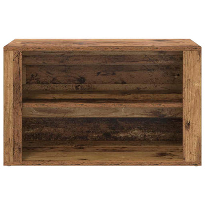 Regál Na Boty 75 X 35 X 45 Cm Kompozitní Dřevo Staré Dřevo