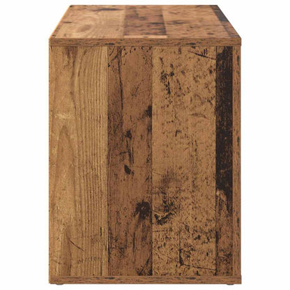 Regál Na Boty 75 X 35 X 45 Cm Kompozitní Dřevo Staré Dřevo