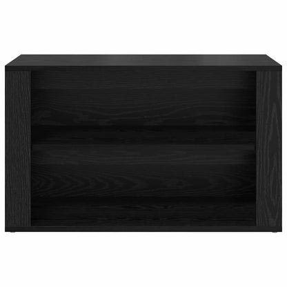 Regál Na Boty 75 X 35 X 45 Cm Kompozitní Dřevo Černý Dub