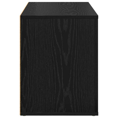 Regál Na Boty 75 X 35 X 45 Cm Kompozitní Dřevo Černý Dub