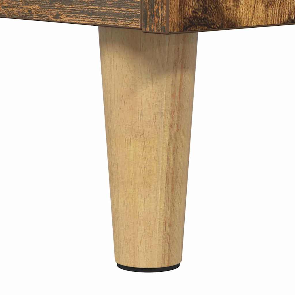 Televizní Skříň 100 X 35 X 55 Cm Staré Dřevo Kompozitní Dřevo