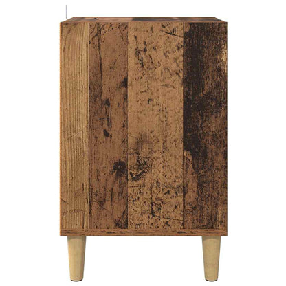 Televizní Skříň 100 X 35 X 55 Cm Staré Dřevo Kompozitní Dřevo