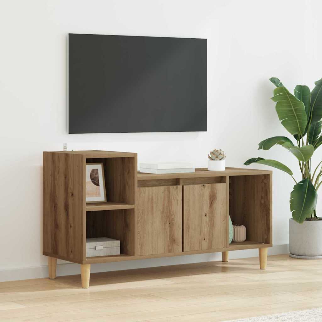 Televizní Skříň 100 X 35 X 55 Cm Artisanový Dub