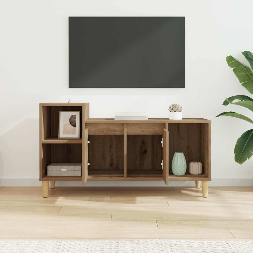 Televizní Skříň 100 X 35 X 55 Cm Artisanový Dub