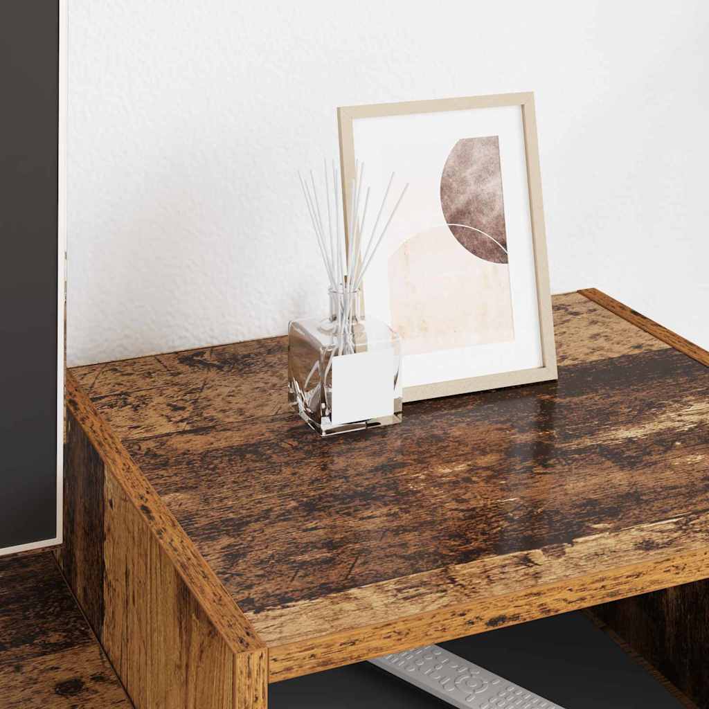 Televizní Skříň 160 X 35 X 55 Cm Staré Dřevo Kompozitní Dřevo