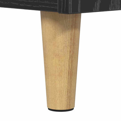 Televizní Skříň 160 X 35 X 55 Cm Černý Dub Kompozitní Dřevo