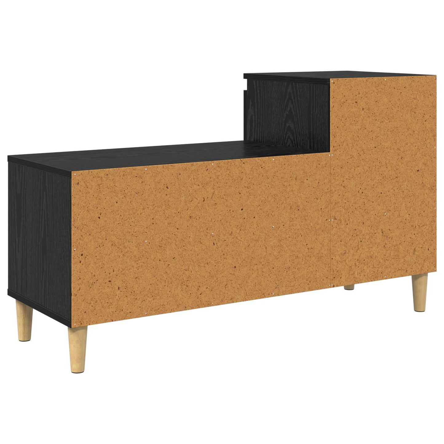 Skříň Na Obuv 102 X 36 X 60 Cm Kompozitní Dřevo Černý Dub